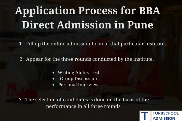 Application Process for BBA Direct Admission in Pune
